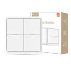 Zigbee 3 draadloze schakelaar 4 knoppen 3 functies per knop, Ophalen of Verzenden, Nieuw