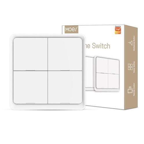 Zigbee 3 draadloze schakelaar 4 knoppen 3 functies per knop, Hobby en Vrije tijd, Elektronica-componenten, Nieuw, Ophalen of Verzenden