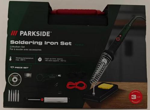 Parkside Soldeerbout Soldeer Set Met Accesoires, Doe-het-zelf en Verbouw, Gereedschap | Handgereedschap, Zo goed als nieuw, Verzenden