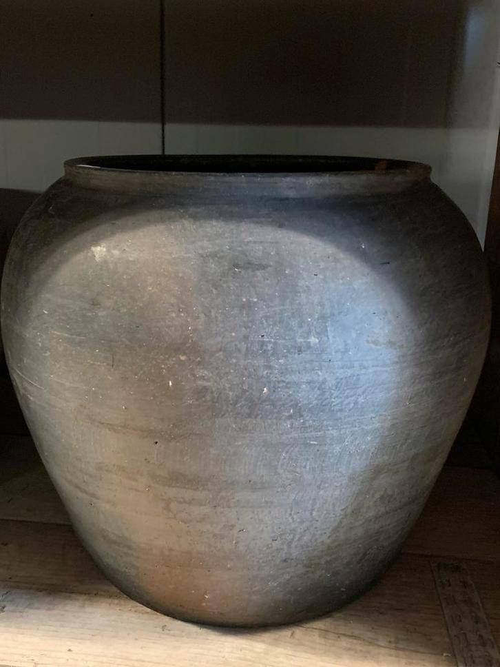 Authentieke Chinese Kruiken, Tuin en Terras, Bloempotten, Nieuw, Binnen, Balkon, Tuin, 40 tot 70 cm, 40 cm of meer, Rond, Ophalen