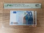 20 euro 2002 Frankrijk PMG67EPQ L066F6 Trichet, Ophalen of Verzenden, Frankrijk