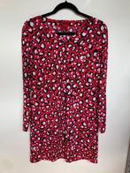 Josephine & Co rood panterprint travelstof jurk maat 38, Maat 38/40 (M), Josephine & Co, Rood, Danzigerkade 223C 1013 AP Amsterdam Nederland