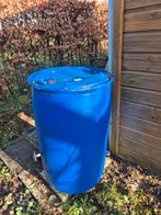 Regenton met kraantje - Blauw 96h x 56b zijn er 2, Ophalen, Kunststof, Gebruikt, Met kraantje