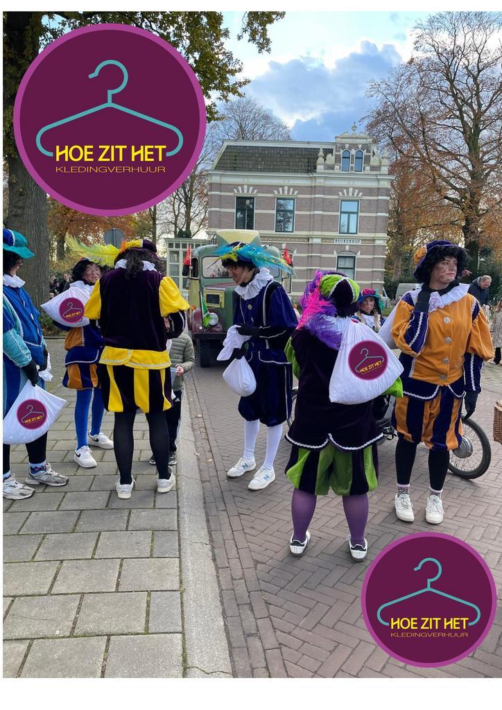 Verhuur Sint en pieten pakken Hoe zit het Kledingverhuur, Diversen, Sinterklaas, Zo goed als nieuw, Ophalen