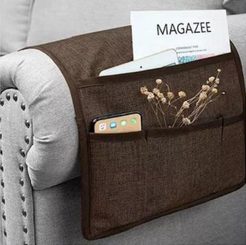 Handige linnen armleuning organizer voor bank- en fauteuil beschikbaar voor biedingen