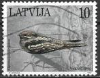 Letland 1997  mi.447 vogel NACHTZWALUW nom. 10, Verzenden, Overige landen, Gestempeld