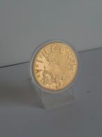 5 euro Vincent van Gogh 2003 zilver goud verguld " Proof ", Koningin Beatrix, Zilver, Euro's, Ophalen of Verzenden