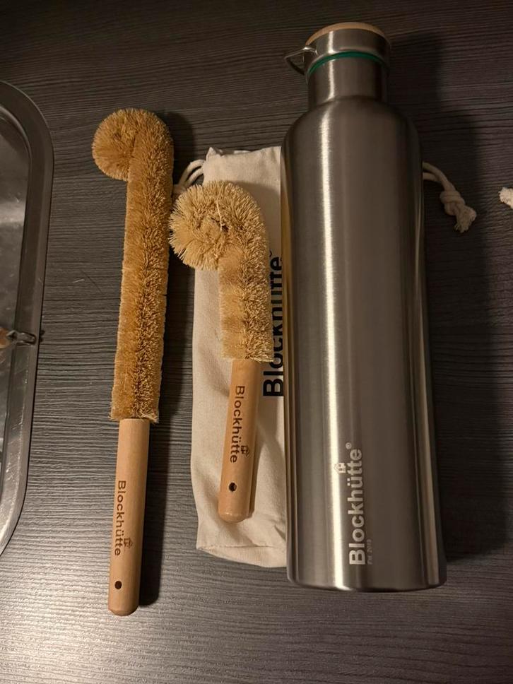 Blockhütte lunchbox - thermisch lunchbox - Drinkfles, Caravans en Kamperen, Camper-accessoires, Nieuw, Ophalen of Verzenden