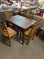 Kleine tafel met 2 laden, Ophalen, 100 tot 150 cm, Eikenhout, 50 tot 100 cm