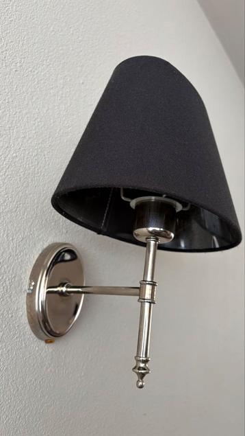 Wandlampjes (5 stuks) klassiek exclusief met zwart kapje beschikbaar voor biedingen