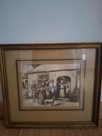 Ets Jacob Smits Visitatie, Antiek en Kunst, Kunst | Etsen en Gravures, Ophalen of Verzenden