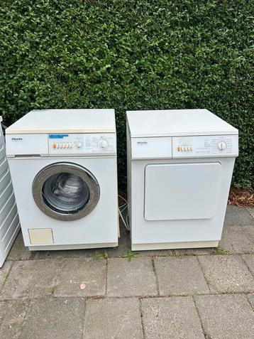 Miele set droger en wasmachine inruil koopje geen garantie beschikbaar voor biedingen