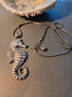 oude ketting zeepaardje, Sieraden, Tassen en Uiterlijk, Kettingen, Verzenden, Zo goed als nieuw, Zilver, Overige materialen