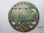 Oude amulet hanger van chinese jade. J402 #, Antiek en Kunst, Ophalen of Verzenden