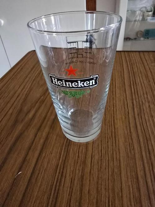 dubbeldruk Heineken, Verzamelen, Glas en Borrelglaasjes, Nieuw, Bierglas, Verzenden