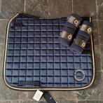 Kingsland glossy dressuur full bandages navy rosegold, Ophalen of Verzenden, Nieuw, Dekje