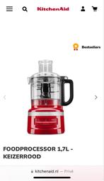 Kitchen aid food processor 1,7, Witgoed en Apparatuur, Keukenmixers, Ophalen of Verzenden, Zo goed als nieuw, 3 snelheden of meer