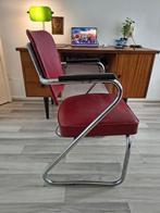 Fauteuil Mid-century 1950-1960s | buisframe, Gebruikt, Onbekend, 75 tot 100 cm, Ophalen of Verzenden