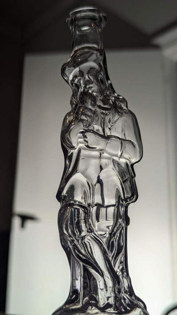 Glazen 'Luie Jongen' van Kastrup Glasværk, Antiek en Kunst, Antiek | Glas en Kristal, Ophalen of Verzenden
