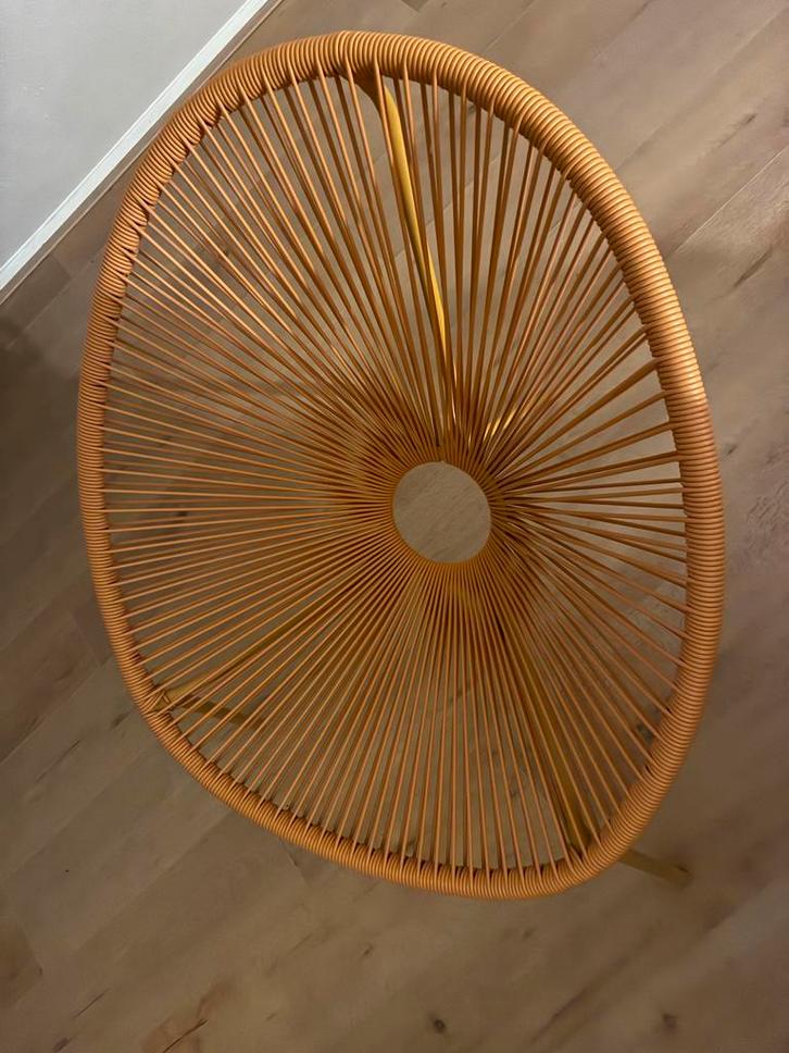 Okergele Tuinstoelen - Heerlijk Zitcomfort!, Tuin en Terras, Tuinstoelen, Zo goed als nieuw, Ophalen