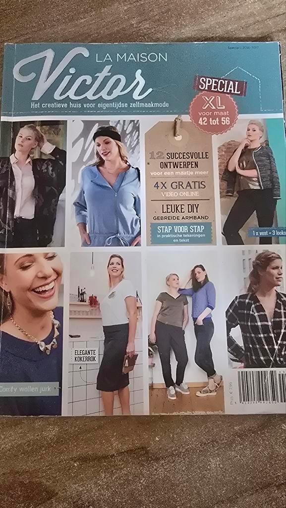 La Maison Victor - Special XL - Maat 42 tot 56, Hobby en Vrije tijd, Kledingpatronen, Zo goed als nieuw, Overige typen, Vrouw