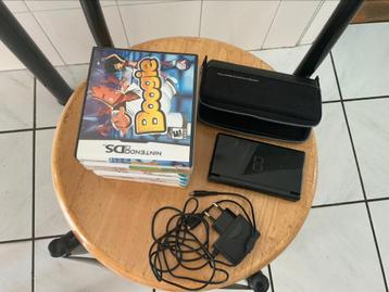 Nintendo DS Lite met oplader,stevige case,pen en 7 spellen. beschikbaar voor biedingen