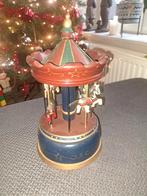 Vintage houten carrousel met muziek kp641, Ophalen of Verzenden