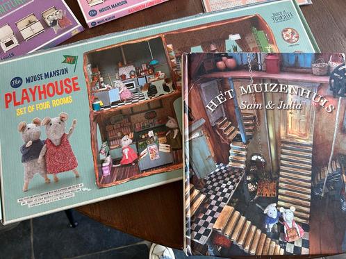 DIY Muizenhuis met nieuwe Furniture Kits en het boek, Kinderen en Baby's, Speelgoed | Poppenhuizen, Zo goed als nieuw, Poppenhuis