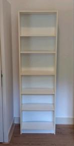 Witte boekenkast, verstelbare schappen, Ophalen, 200 cm of meer, 50 tot 100 cm, Zo goed als nieuw