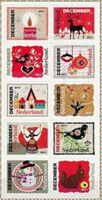 10 x Kerst/Decemberzegels postfris, 9 euro, Postzegels en Munten, Postzegels | Nederland, Ophalen of Verzenden, Na 1940, Postfris