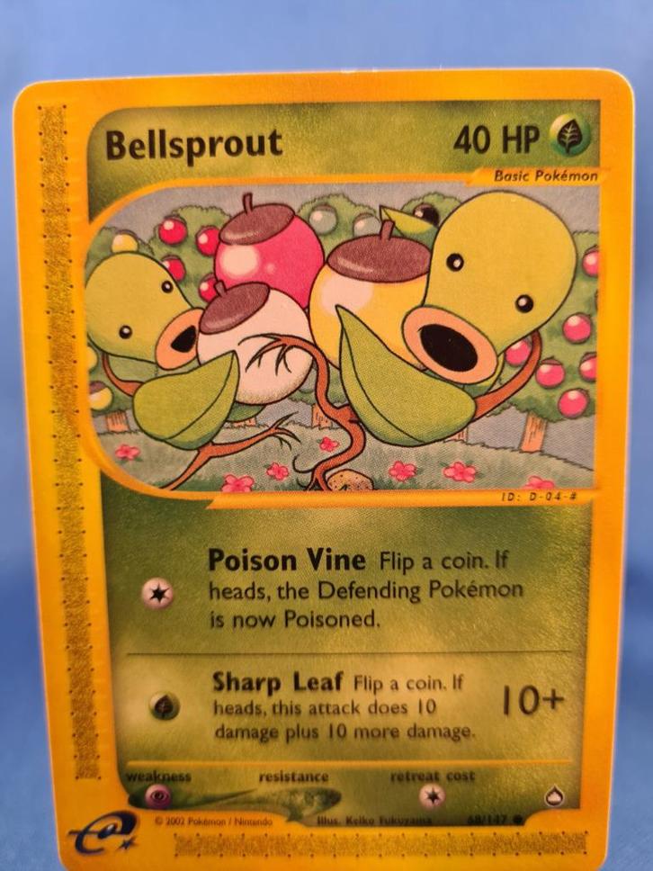 Bellsprout 68/147 - Aquapolis, Hobby en Vrije tijd, Verzamelkaartspellen | Pokémon, Gebruikt, Verzenden