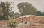 Gerstenhauer - 292 - twa : Serie 67 - Praatje op de Heide, Verzamelen, Ansichtkaarten | Themakaarten, Verzenden, Voor 1920