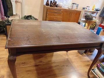 Vintage Houten Tafel. Queen Ann stijl. beschikbaar voor biedingen