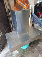 Itho rvs afzuigkap 90 cm breed, Ophalen, 400 tot 600 m³ per uur, Wandschouwkap