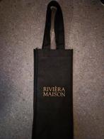 Riviera Maison tas zwart met goudkleurige letters, Ophalen of Verzenden, Nieuw, Zwart