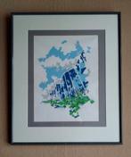 Henk Hofstra kunstwerk 60Cm x 50Cm, Ophalen of Verzenden