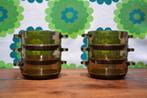Retro Jaren 70 Arcoroc France Rookglas Soepkommen, Huis en Inrichting, Keuken | Servies, Ophalen of Verzenden, Kom(men), Overige stijlen