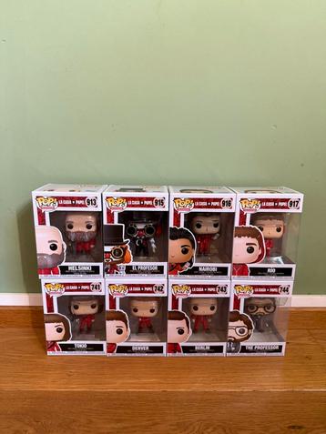 Partij Funko Pops La Casa De Papel (8 stuks) beschikbaar voor biedingen