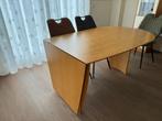 Eetkamer tafel, Huis en Inrichting, Tafels | Eettafels, Overige vormen, 100 tot 150 cm, Uitklapbaar, 100 tot 150 cm