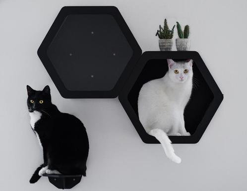 Hexagons kattenmeubel wanddecoratie kattenhuis, Dieren en Toebehoren, Katten-accessoires, Zo goed als nieuw, Ophalen