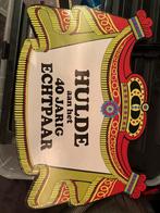 Hulde 40 jarig echtpaar feestbord, Ophalen of Verzenden, Nieuw, Versiering, Abraham of Sarah