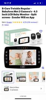 B-Care babyfoon met 2 camera’s, Kinderen en Baby's, Babyfoons, Ophalen of Verzenden, Zo goed als nieuw, Camera
