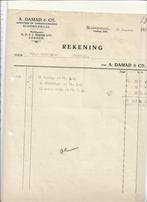 bloemendaal  damad 1923  factuur+kwitantie  sarongs  batik, Overige typen, Verzenden