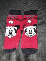 Kerst sokken Mickey Mouse maat 23-26, Jongen of Meisje, Gebruikt, Ophalen of Verzenden, Sokken