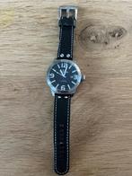 Horloge TW steel, Leer, Staal, Polshorloge, Zo goed als nieuw