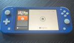 Blauwe Nintendo Switch Lite met oplader en bescherm hoes, Ophalen of Verzenden