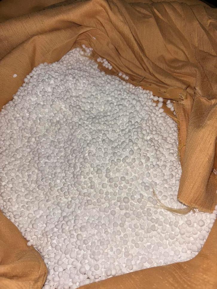 3kg Nieuw Piepschuim - Zitzak Vulling, Huis en Inrichting, Zitzakken, Nieuw, Overige typen, Wit, Ophalen