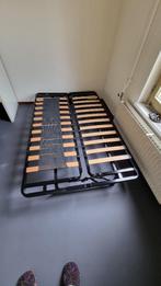 Slaapbank met Futon en topper, Ophalen, Gebruikt, Twijfelaar, 120 cm