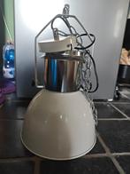 Industriële hanglampen - set van 2, Ophalen of Verzenden, Zo goed als nieuw, Metaal, Minder dan 50 cm
