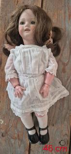 Antieke porseleinen pop, Ophalen of Verzenden